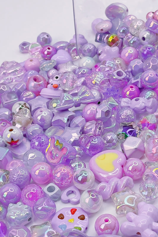 Bead Mix Kit in purple: recommended for beginners