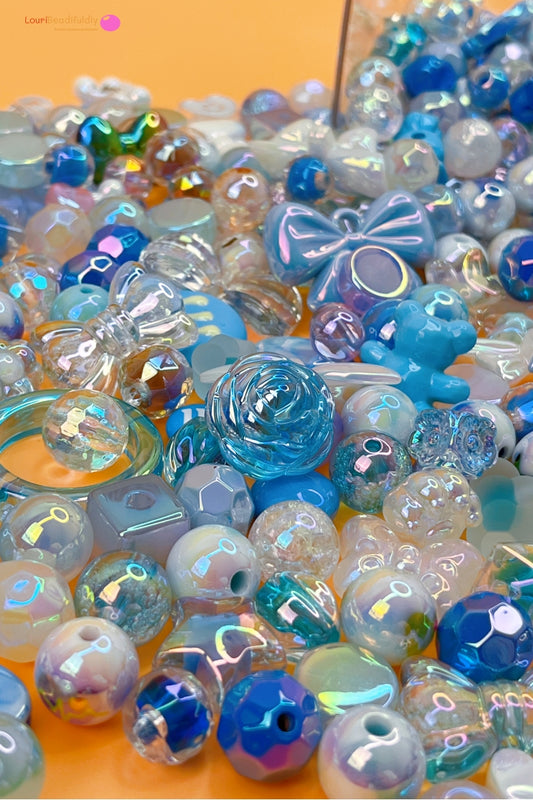 Bead Mix Kit in Blue: recommended for beginners
